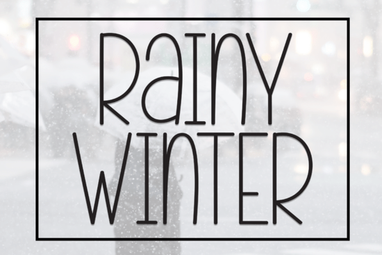 Rainy Winter Font